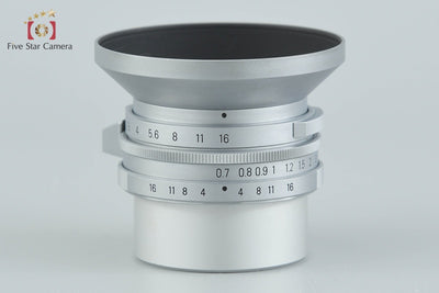 【中古】RICOH リコー GR 28mm f/2.8 L39 ライカスクリューマウント シルバー 元箱付き