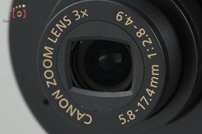 【中古】Canon キヤノン IXY Digital 10 ブラック コンパクトデジタルカメラ