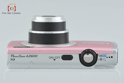 【中古】Canon キヤノン PowerShot A2600 ピンク コンパクトデジタルカメラ