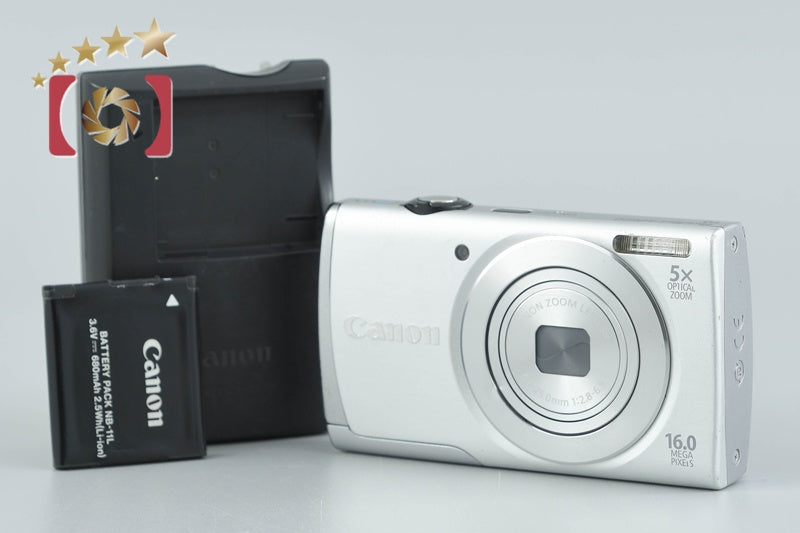 【中古】Canon キヤノン PowerShot A2600 シルバー コンパクトデジタルカメラ