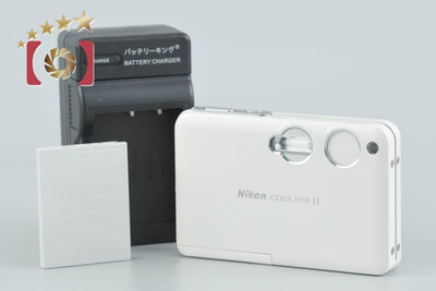 【中古】Nikon ニコン COOLPIX S1 クリームホワイト コンパクトデジタルカメラ