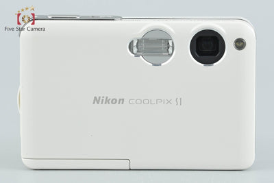 【中古】Nikon ニコン COOLPIX S1 クリームホワイト コンパクトデジタルカメラ