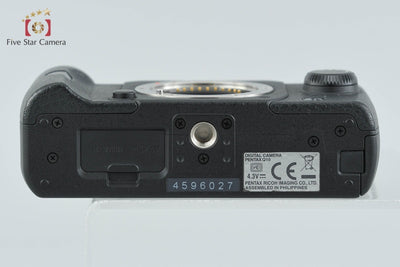 【中古】PENTAX ペンタックス Q10 ブラック ミラーレス一眼カメラ シャッター回数僅少