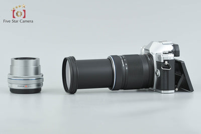 【中古】OLYMPUS オリンパス OM-D E-M10 Mark III EZ ダブルズームキット シルバー 元箱付き