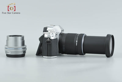 【中古】OLYMPUS オリンパス OM-D E-M10 Mark III EZ ダブルズームキット シルバー 元箱付き
