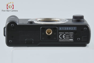 【中古】PENTAX ペンタックス Q ブラック ミラーレス一眼カメラ シャッター回数僅少