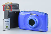 【中古】Nikon ニコン COOLPIX W100 ブルー コンパクトデジタルカメラ