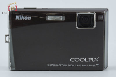 【中古】Nikon ニコン COOLPIX S60 ワインレッド コンパクトデジタルカメラ