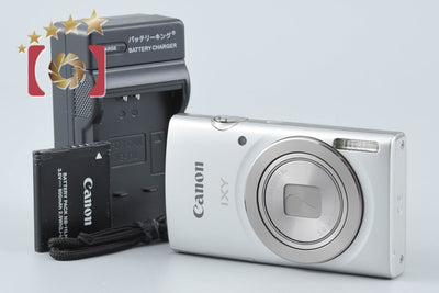 【中古】Canon キヤノン IXY 180 シルバー コンパクトデジタルカメラ