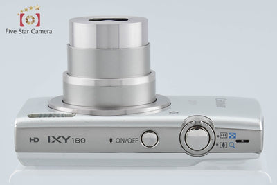 【中古】Canon キヤノン IXY 180 シルバー コンパクトデジタルカメラ