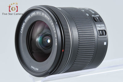 【中古】Canon キヤノン EF-S 10-18mm f/4.5-5.6 IS STM