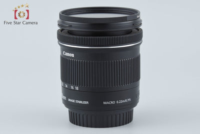 【中古】Canon キヤノン EF-S 10-18mm f/4.5-5.6 IS STM