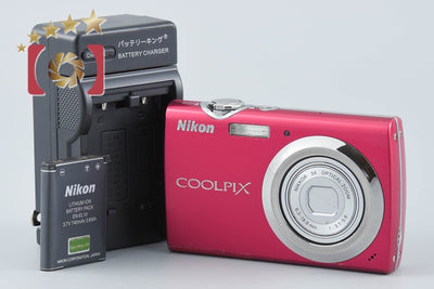 【中古】Nikon ニコン COOLPIX S230 ローズレッド コンパクトデジタルカメラ