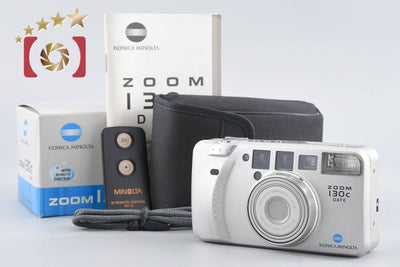 【中古】KONICA MINOLTA コニカミノルタ ZOOM 130c DATE コンパクトフィルムカメラ 元箱付き