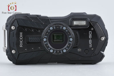【中古】RICOH リコー PENTAX ペンタックス WG-50 ブラック 防水デジタルカメラ シャッター回数僅少
