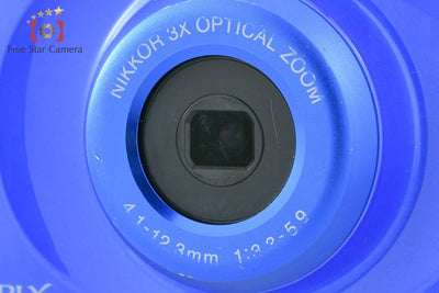 【中古】Nikon ニコン COOLPIX W100 ブルー コンパクトデジタルカメラ