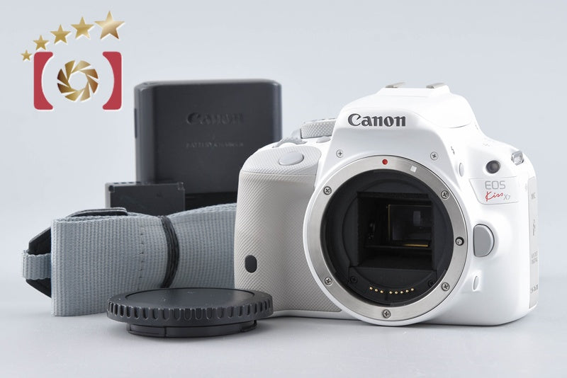中古】Canon キヤノン EOS Kiss X7 ホワイト デジタル一眼レフカメラ