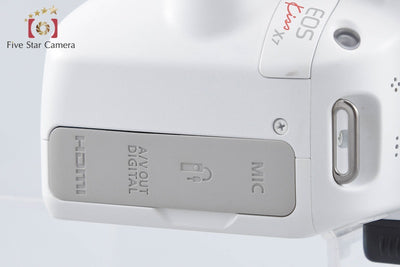 【中古】Canon キヤノン EOS Kiss X7 ホワイト デジタル一眼レフカメラ