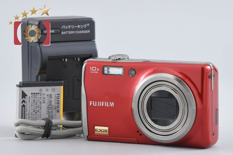 【中古】FUJIFILM 富士フイルム FinePix F80EXR レッド コンパクトデジタルカメラ