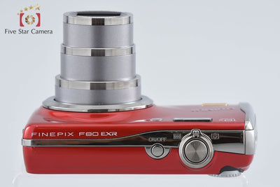 【中古】FUJIFILM 富士フイルム FinePix F80EXR レッド コンパクトデジタルカメラ