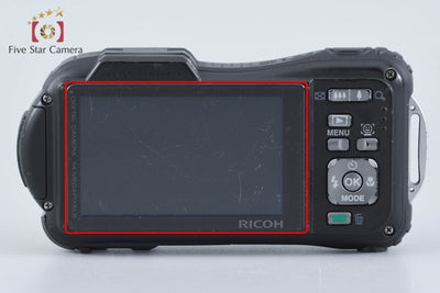 【中古】RICOH リコー PENTAX ペンタックス WG-20 ブラック 防水アクションカメラ