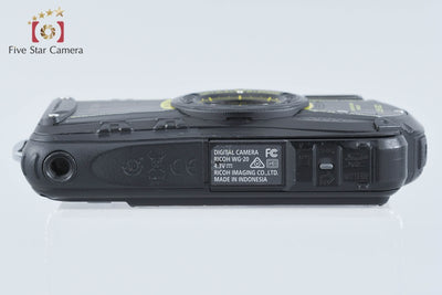 【中古】RICOH リコー PENTAX ペンタックス WG-20 ブラック 防水アクションカメラ