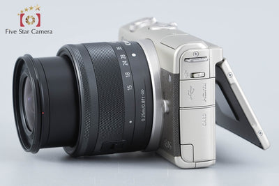 【中古】Canon キヤノン EOS M200 リミテッドゴールドキット シャッター回数僅少 元箱付き