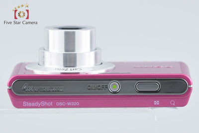 【中古】SONY ソニー Cyber-shot DSC-W320 ピンク コンパクトデジタルカメラ