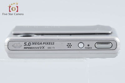 【中古】SONY ソニー Cyber-Shot DSC-T1 シルバー デジタルスチルカメラ