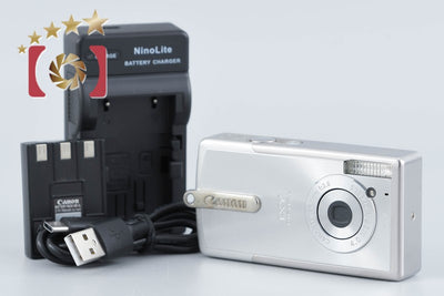 【中古】Canon キヤノン IXY Digital L プラチナシルバー コンパクトデジタルカメラ