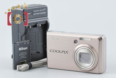 【中古】Nikon ニコン COOLPIX S600 ピンクゴールド コンパクトデジタルカメラ