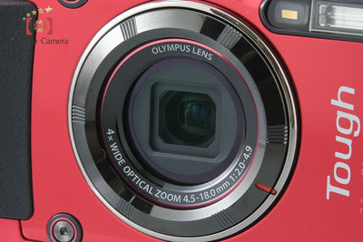 【中古】OLYMPUS オリンパス STYLUS TG-4 Tough レッド 防水デジタルカメラ シャッター回数僅少