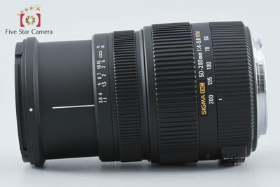 【中古】SIGMA シグマ 50-200mm f/4-5.6 DC OS HSM キヤノン用