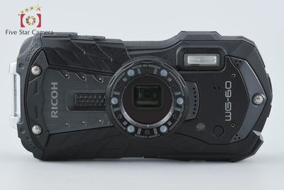 【中古】RICOH リコー PENTAX ペンタックス WG-60 ブラック 防水アクションカメラ
