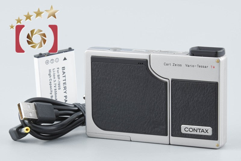 【中古】CONTAX コンタックス SL300R T* シルバー コンパクトデジタルカメラ