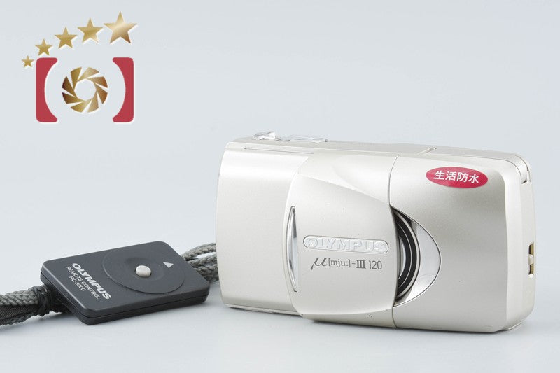 【中古】OLYMPUS オリンパス μ[mju:]-III ミューIII 120 コンパクトフィルムカメラ