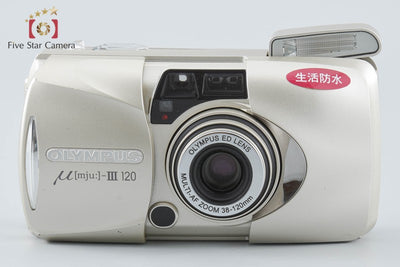 【中古】OLYMPUS オリンパス μ[mju:]-III ミューIII 120 コンパクトフィルムカメラ