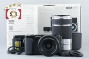 【中古】SONY ソニー α NEX-3N ダブルズームレンズキット ブラック シャッター回数僅少 元箱付き