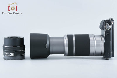 【中古】SONY ソニー α NEX-3N ダブルズームレンズキット ブラック シャッター回数僅少 元箱付き