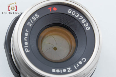 【中古】CONTAX コンタックス Carl Zeiss Planar 35mm f/2 T*