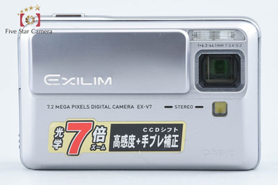 【中古】Casio カシオ EXILIM EX-V7 シルバー コンパクトデジタルカメラ
