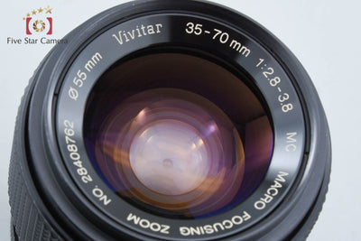 【中古】Vivitar ビビター Macro Focusing Zoom 35-70mm f/2.8-3.8 MC Nikon Fマウント用