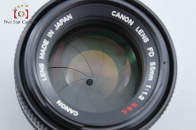 【中古】Canon キヤノン FD 55mm f/1.2 S.S.C.