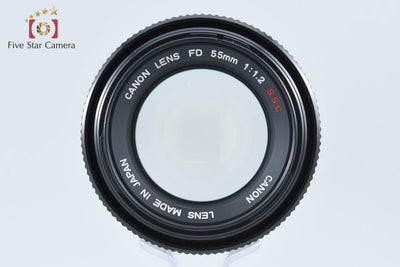 【中古】Canon キヤノン FD 55mm f/1.2 S.S.C.