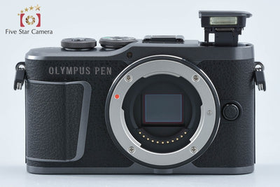 【中古】OLYMPUS オリンパス PEN E-PL10 14-42mm EZ レンズキット ブラック シャッター回数僅少