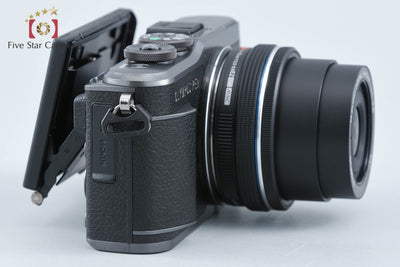 【中古】OLYMPUS オリンパス PEN E-PL10 14-42mm EZ レンズキット ブラック シャッター回数僅少