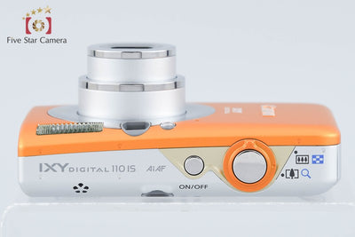 【中古】Canon キヤノン IXY Digital 110 IS オレンジ コンパクトデジタルカメラ 元箱付き