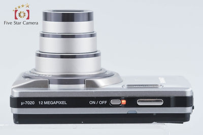 【中古】OLYMPUS オリンパス μ-7020 シルバー コンパクトデジタルカメラ