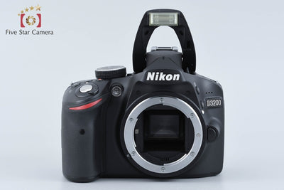 【中古】Nikon ニコン D3200 18-55 VR レンズキット ブラック シャッター回数僅少