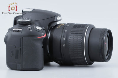 【中古】Nikon ニコン D3200 18-55 VR レンズキット ブラック シャッター回数僅少
